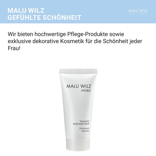 Malu Wilz Thalasso Intensive Mask I Feuchtigkeits Gesichtsmaske Für Damen 50Ml I Gelmaske I Gesichtspflege Für Alle Hauttypen I Gegen Trockene Haut