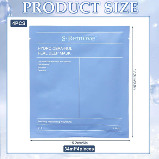 Bio Collagen Real Deep Maske, Collagen Overnight Mask Korean, anti Falten anti Aging Gesichtsmaske, Zur Hydratation, Anti-Falten-Wirkung, Reinigung Und Aufhellung